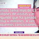 El padre de Melody, contra el sistema de votación de Eurovisión: "No han querido que se la votarla"