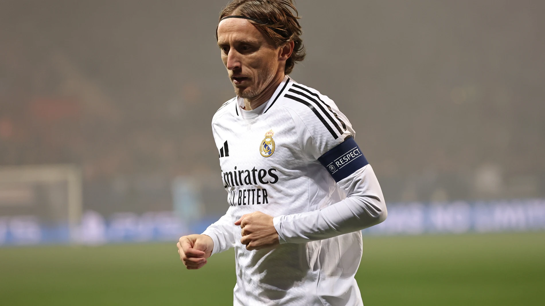 GUINGAMP (France), 22/05/2025.- (FILE) - Luka Modric of Real Madrid in action during the UEFA Champions League soccer match between Stade Brestois 29 and Real Madrid, in Guingamp, France, 29 January 2025 (re-issued 22 May 2025). Luka Modric announced on 22 May 2025 that he will leave Real Madrid at the end of the club's Fifa Club World Cup campaign. (Liga de Campeones, Mundial de Fútbol, Francia) EFE/EPA/CHRISTOPHE PETIT TESSON
