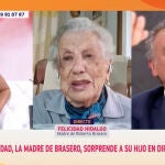 Roberto Brasero, entre lágrimas en 'Y ahora Sonsoles' por la sorpresa de su madre 