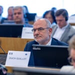 El conseller de UE y Acción Exterior de la Generalitat, Jaume Duch, en la Comisión de Ciudadanía, Gobernanza y Asuntes Institucionales y Exteriores del Comité de las Regiones.