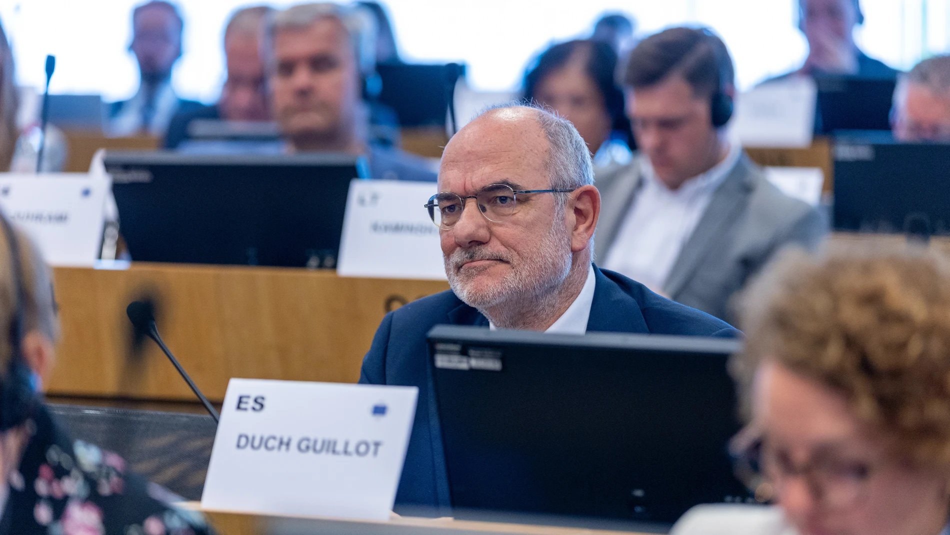 El conseller de UE y Acción Exterior de la Generalitat, Jaume Duch, en la Comisión de Ciudadanía, Gobernanza y Asuntes Institucionales y Exteriores del Comité de las Regiones. REMITIDA / HANDOUT por GOVERN Fotografía remitida a medios de comunicación exclusivamente para ilustrar la noticia a la que hace referencia la imagen, y citando la procedencia de la imagen en la firma 22/05/2025