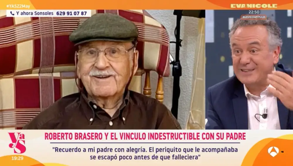 Captura de Roberto Brasero en 'Y ahora Sonsoles'