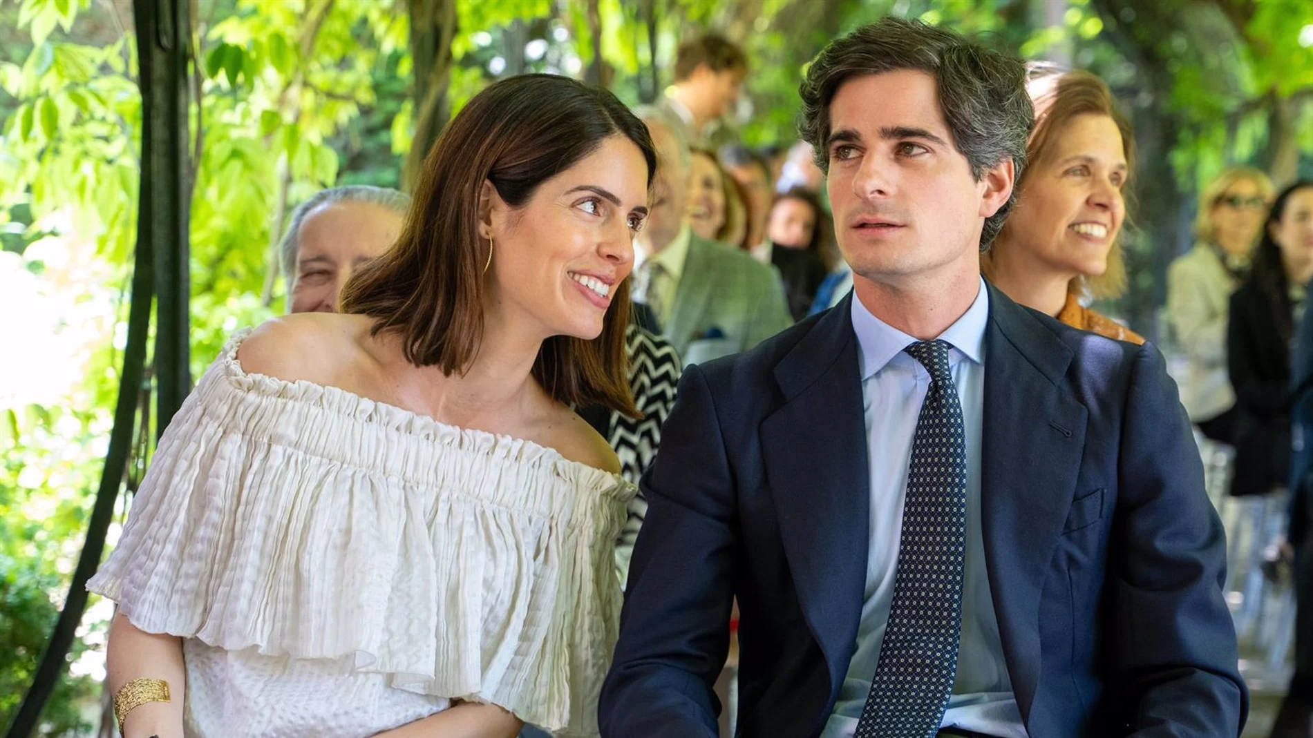 Los Duques de Huéscar, emocionados ante la llegada de su primer hijo varón