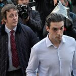 Alejandro Míguez, uno de los días del juicio. 