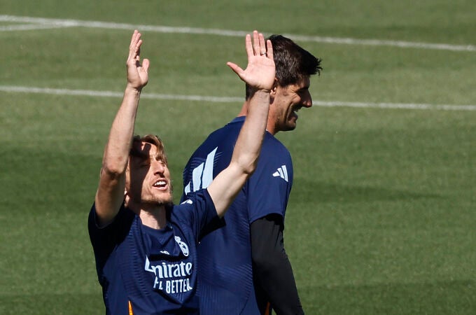 Entrenamiento del Real Madrid