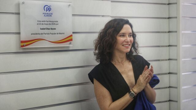 La presidenta de la Comunidad de Madrid, Isabel Díaz Ayuso