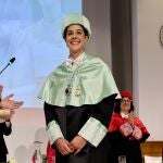 Carolina Marín en la Universidad de Huelva
