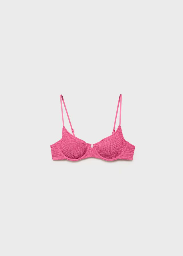 Top bikini aros textura.