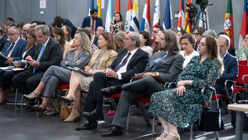 Un momento del acto de apertura