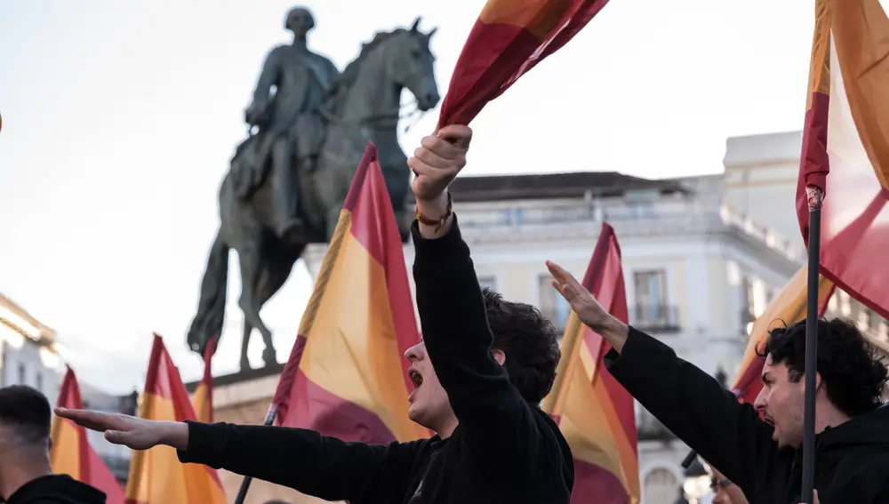 Falange Española convoca una manifestación en Madrid con el lema “Remigración. Por unos barrios seguros”