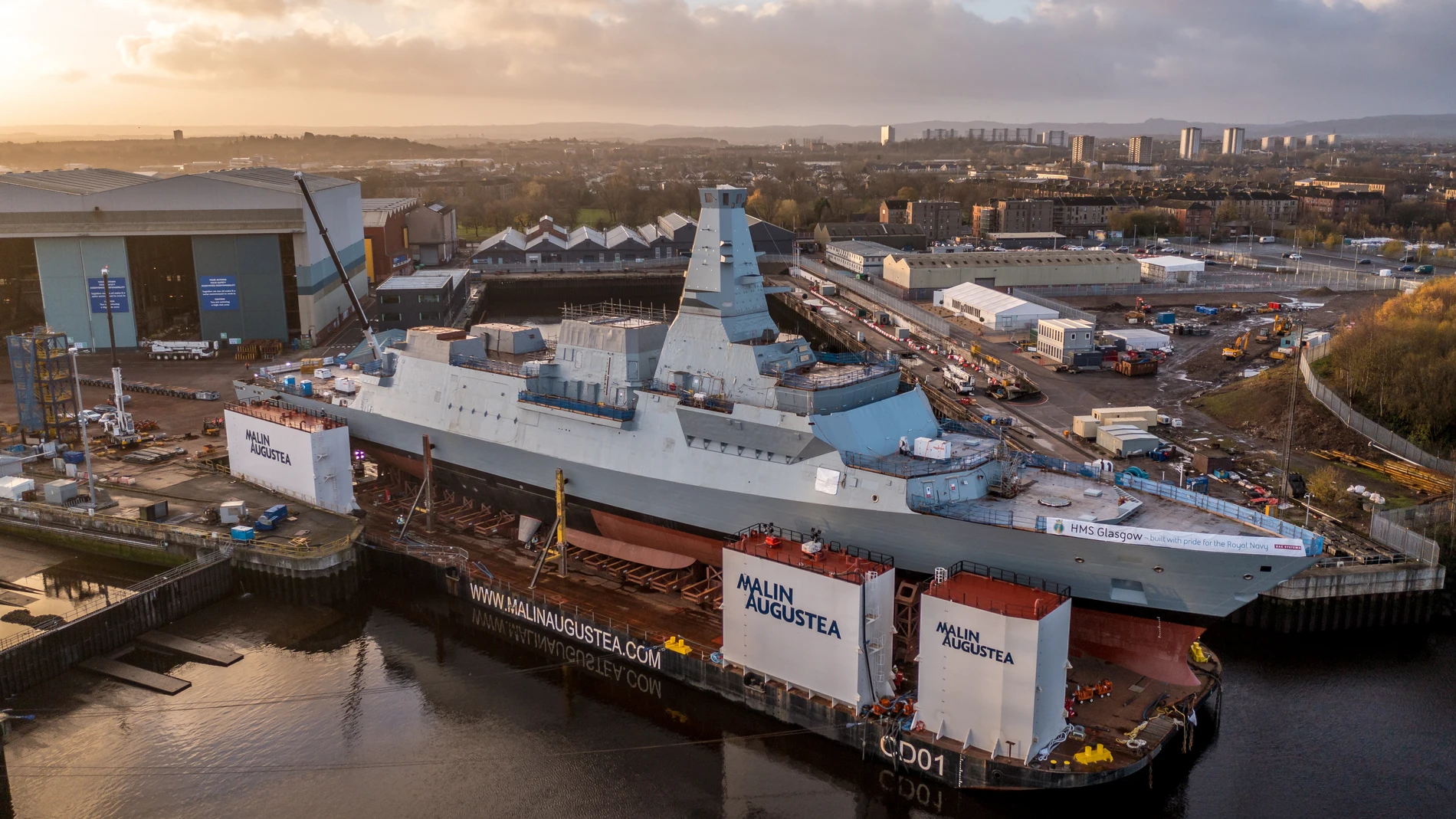 La Royal Navy bautiza su primera fragata Tipo 26: así es el avanzado HMS Glasgow
