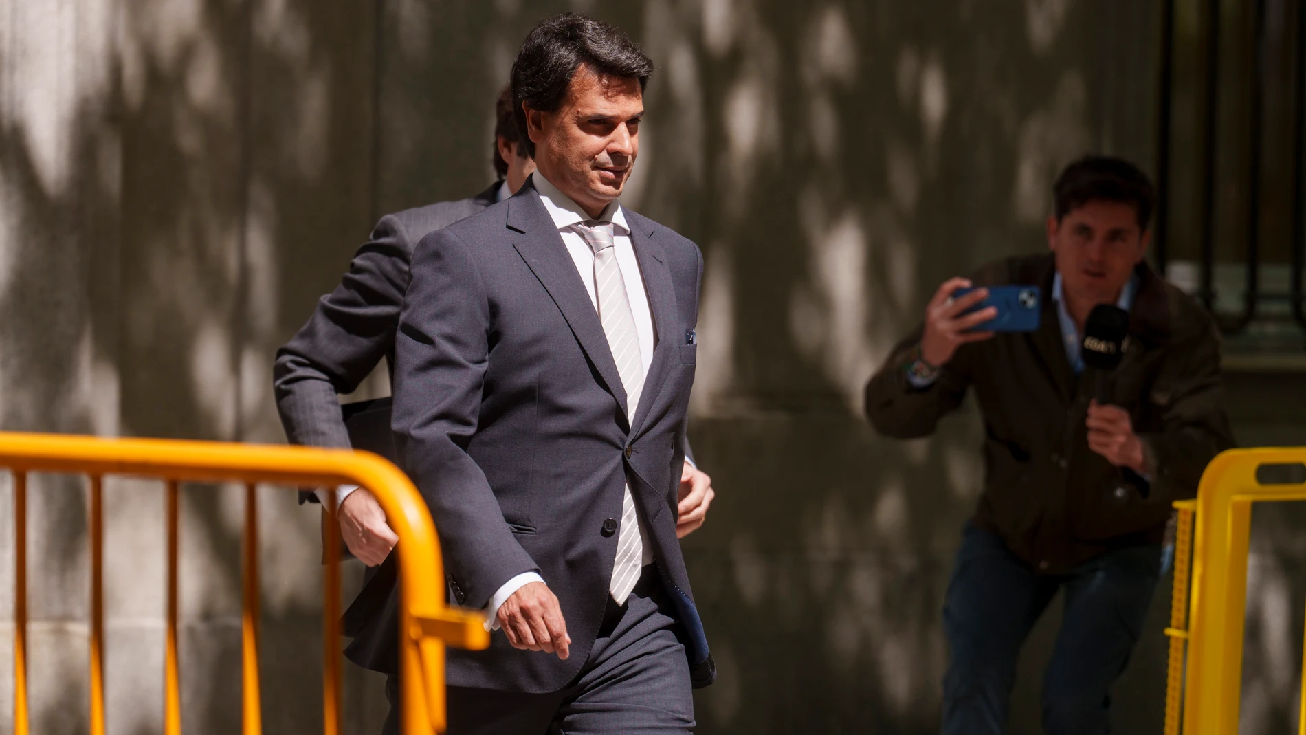 Alberto González Amador a su salida del Tribunal Supremo