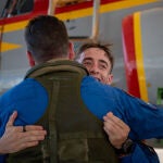 Pedro Acosta, nuevo "piloto honorario" de la Patrulla Águila y embajador de AIRE 25