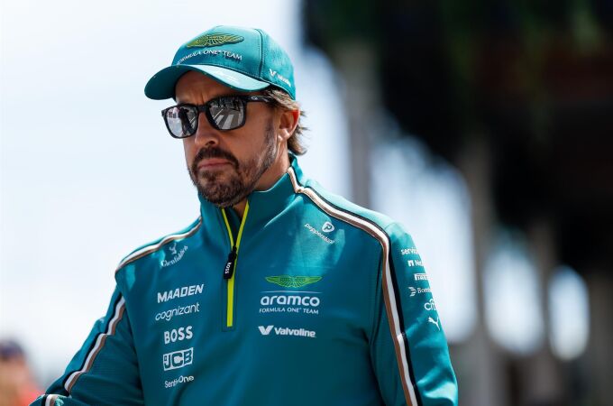 Fernando Alonso, piloto de Aston Martin