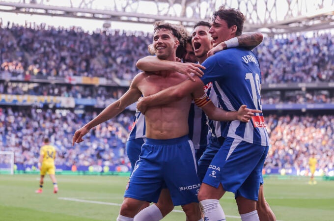 Puado fue el autor del primer gol del Espanyol