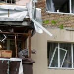 Aftermath of overnight Russian attack in Kyiv