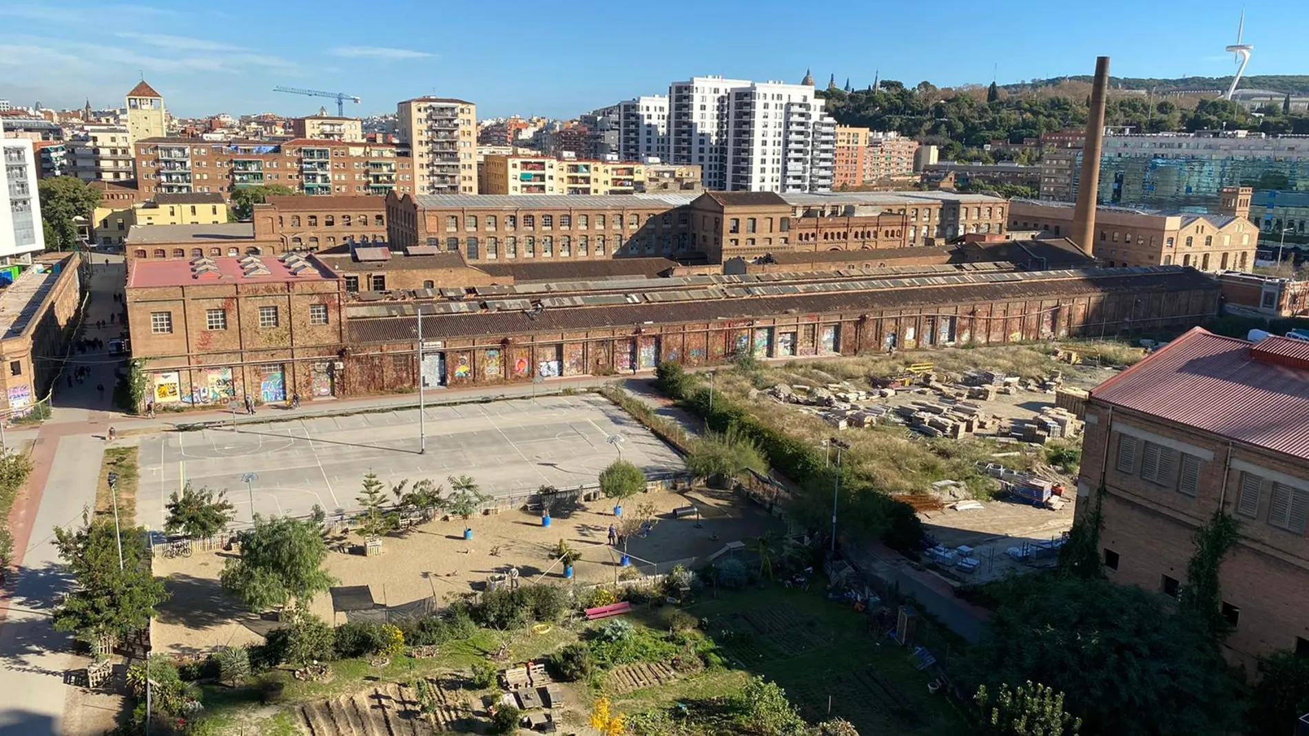 Una imagen del barrio de la Bordeta