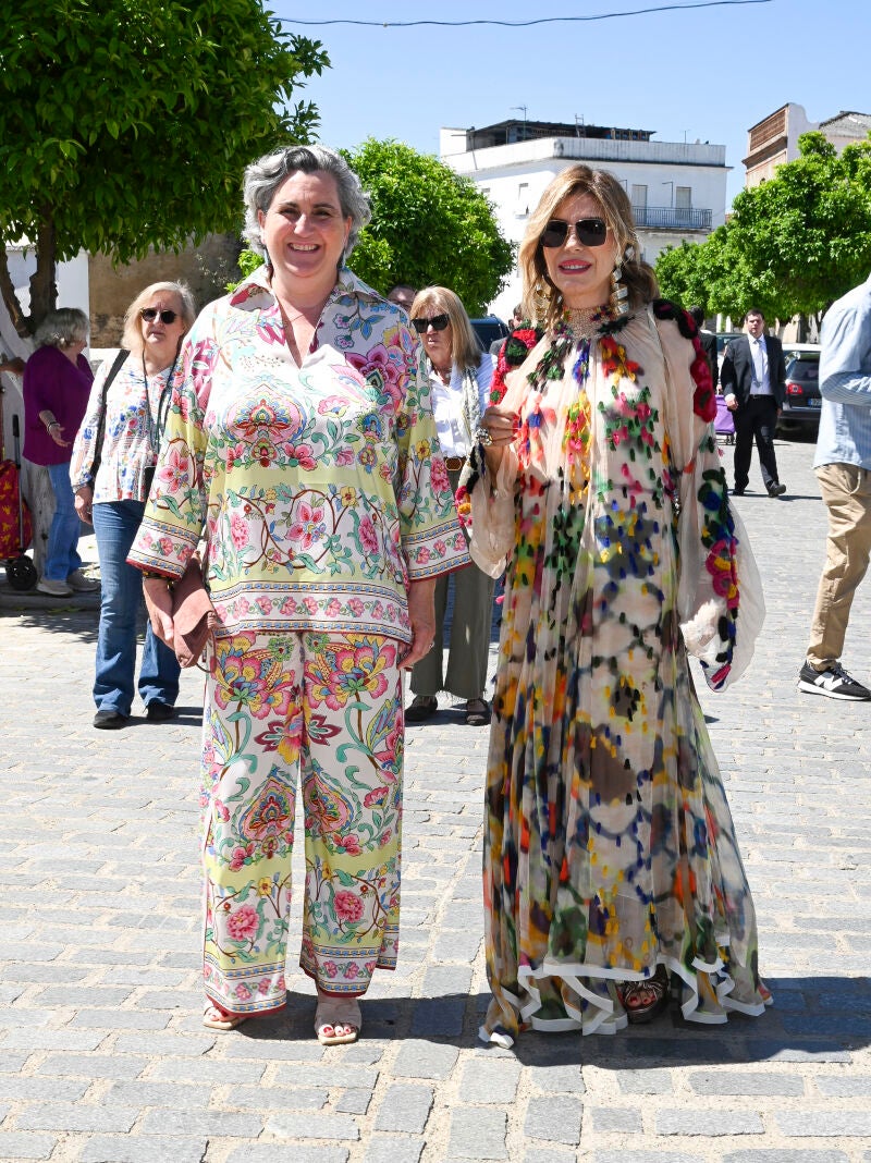 Chef Pepa Múñoz y Mila Nieto en la boda de Patricia Cadaval y Pablo Cacace.