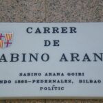 Calle de Sabino Arana, en Barcelona 