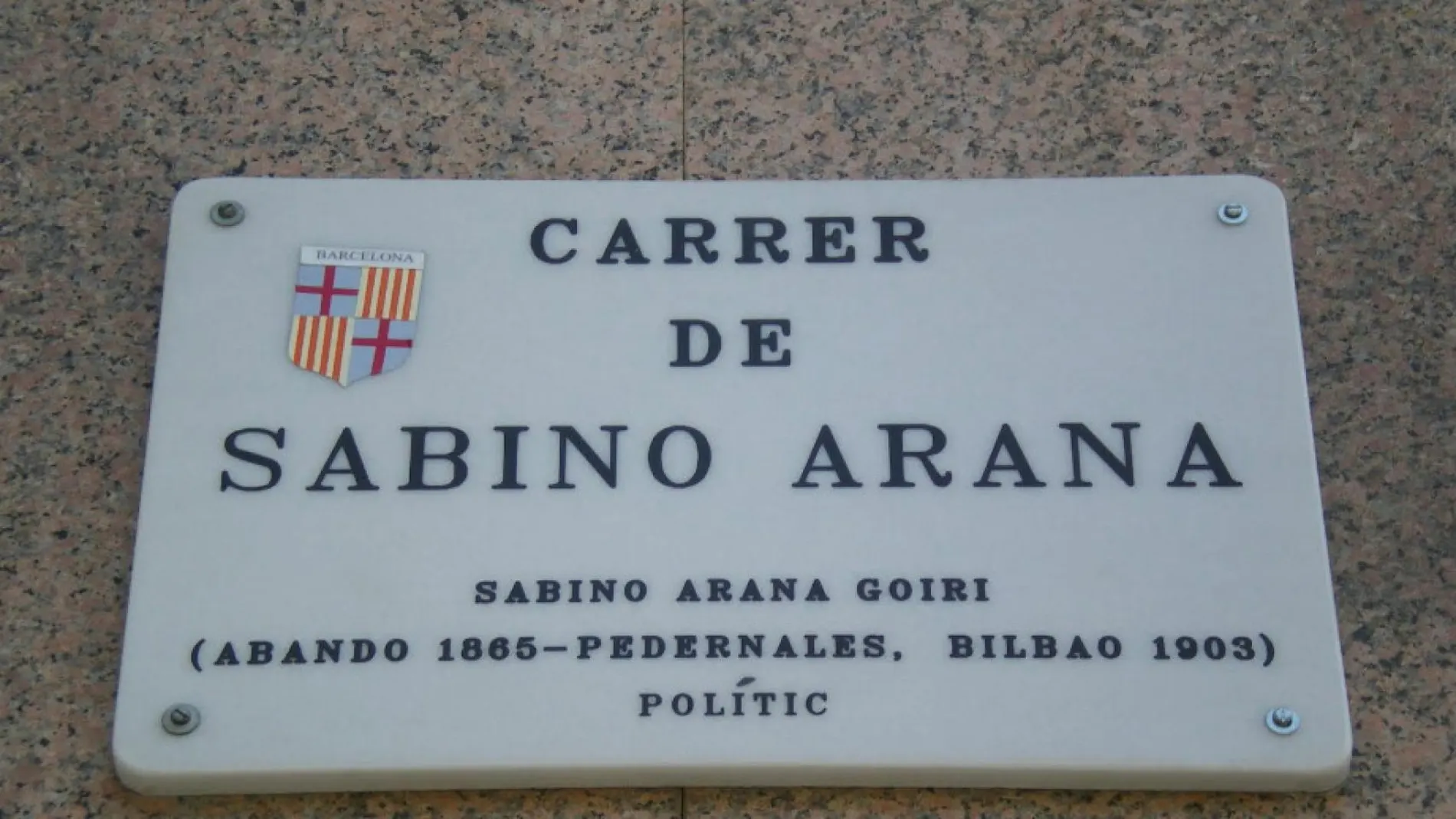 Calle de Sabino Arana, en Barcelona