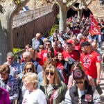 Manifestación por las calles de Ágreda