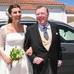 Patricia Cadaval, hija de César de Los Morancos, en su boda en Sevilla.