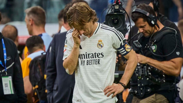 Real Madrid - Real Sociedad. Despedida de Luka Modric y Carlo Ancelotti. La Liga. Ultima alineación del entre