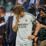 Real Madrid - Real Sociedad. Despedida de Luka Modric y Carlo Ancelotti. La Liga. Ultima alineación del entre