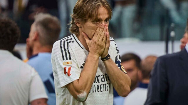 Real Madrid - Real Sociedad. Despedida de Luka Modric y Carlo Ancelotti. La Liga. Ultima alineación del entre