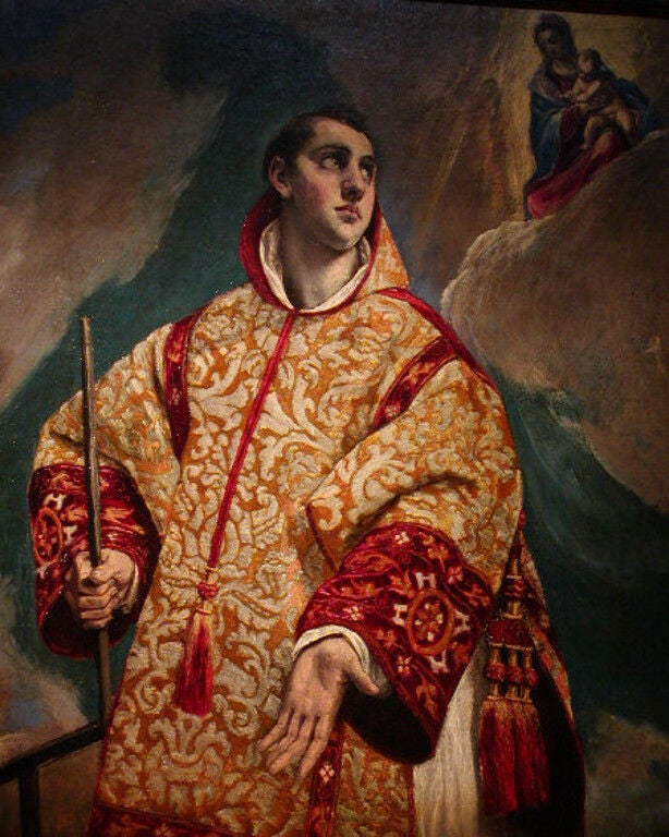 Cuadro de San Lorenzo, de el Greco