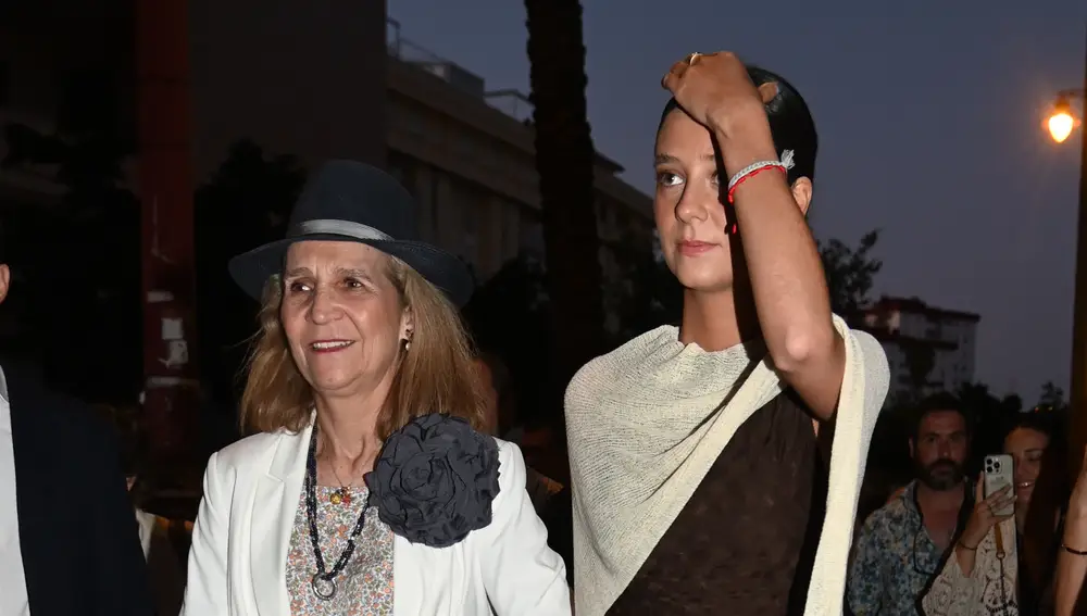 La Infanta Elena y Victoria Federica en Jerez.