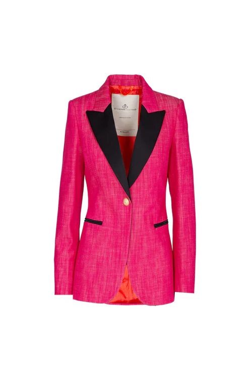Blazer fucsia.