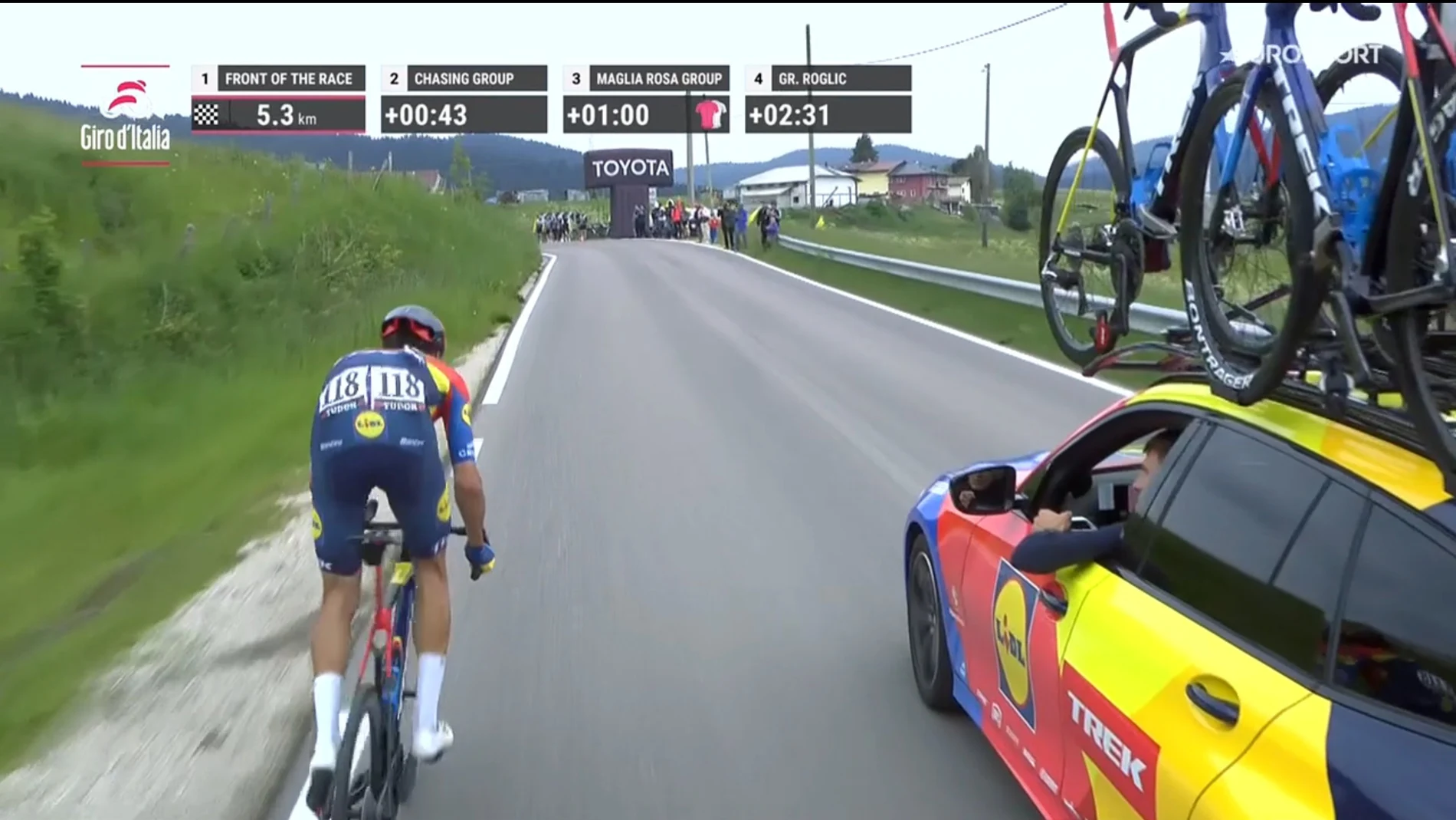 Giro de Italia: Carlos Verona da una alegría al ciclismo español en Asiago