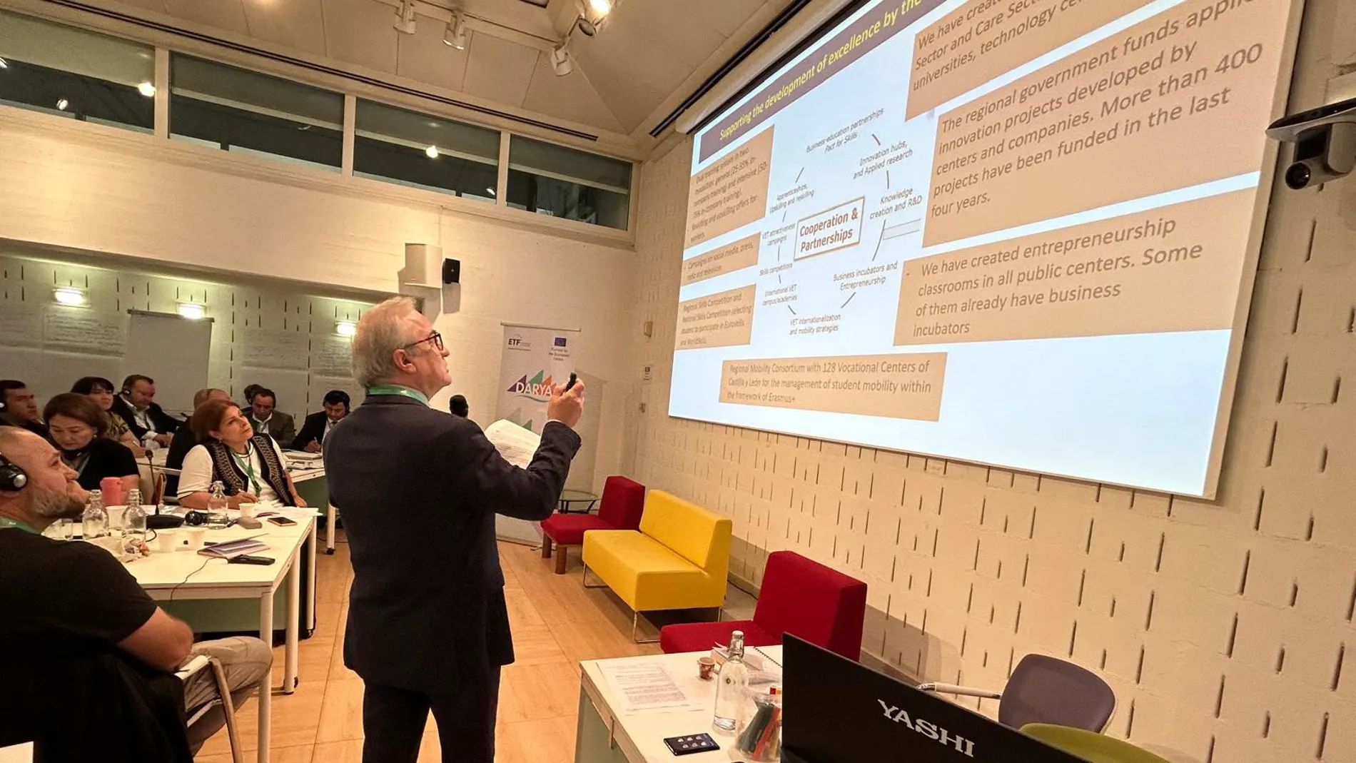 El director general de Formación Profesional y Régimen Especial ha participado en un evento de la Comisión Europea sobre Centros de Excelencia Vocacional en Italia