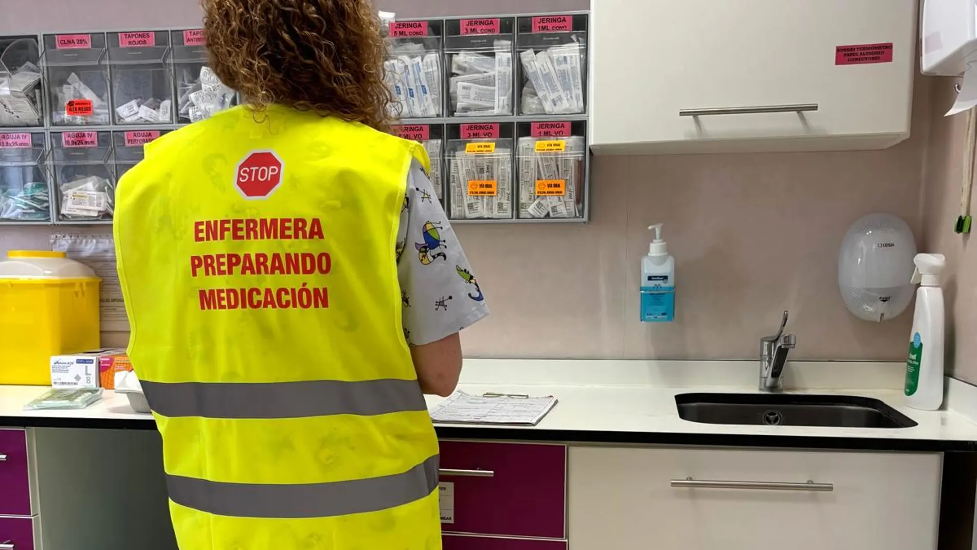 Una enfermera en la Región de Murcia