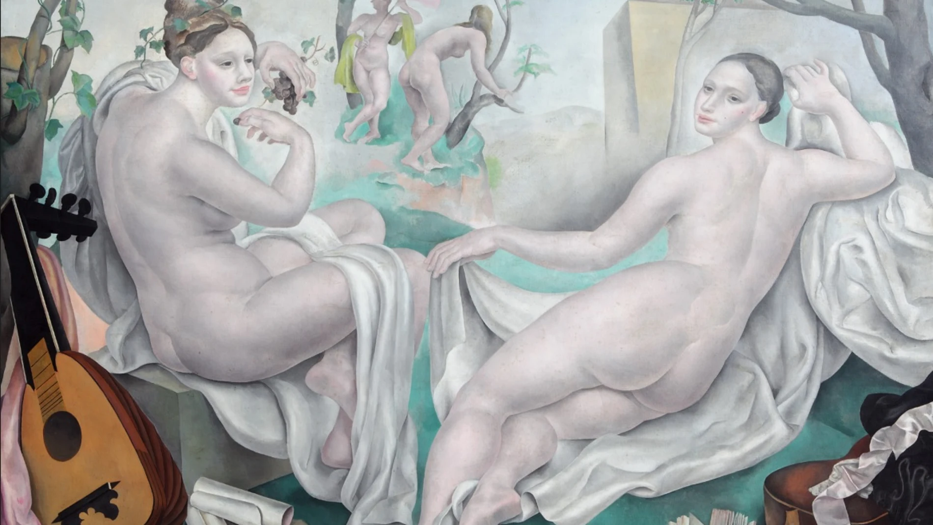 «Les Sages sensuelles», una excepcional tela de Mariano Andreu
