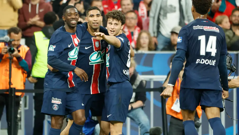 FOOTBALL - FRENCH CUP - FINAL - PARIS SG v REIMS