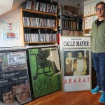 Roberto Martínez, presidente del cineclub de la Calle Mayor de Palencia