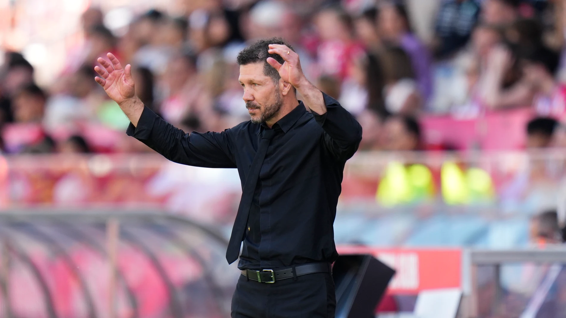 El Cholo Simeone, en el último partido de Liga