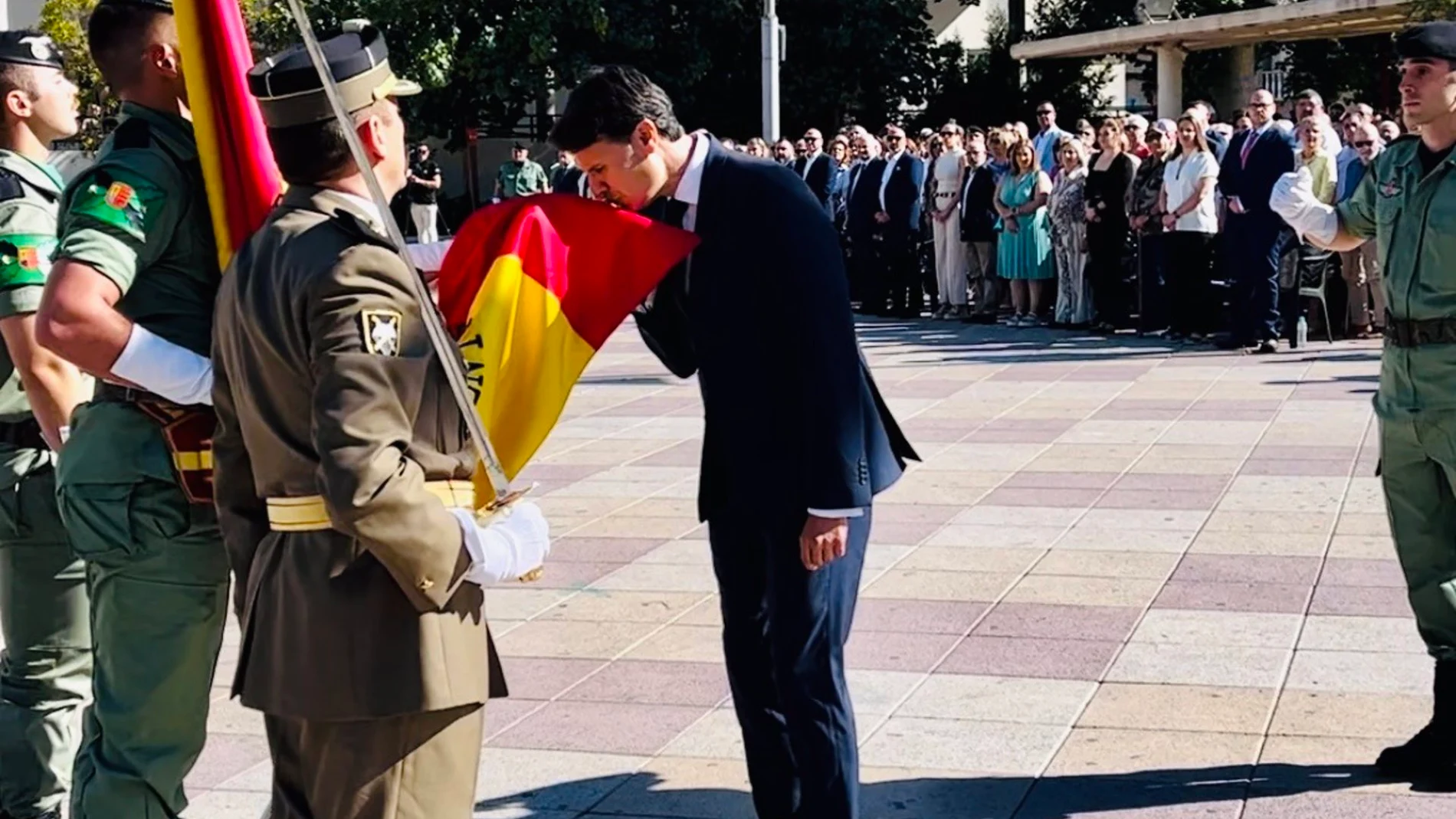 MURCIA.-Molina de Segura celebra su primera jura de bandera para personal civil en un acto solemne en la Plaza de España