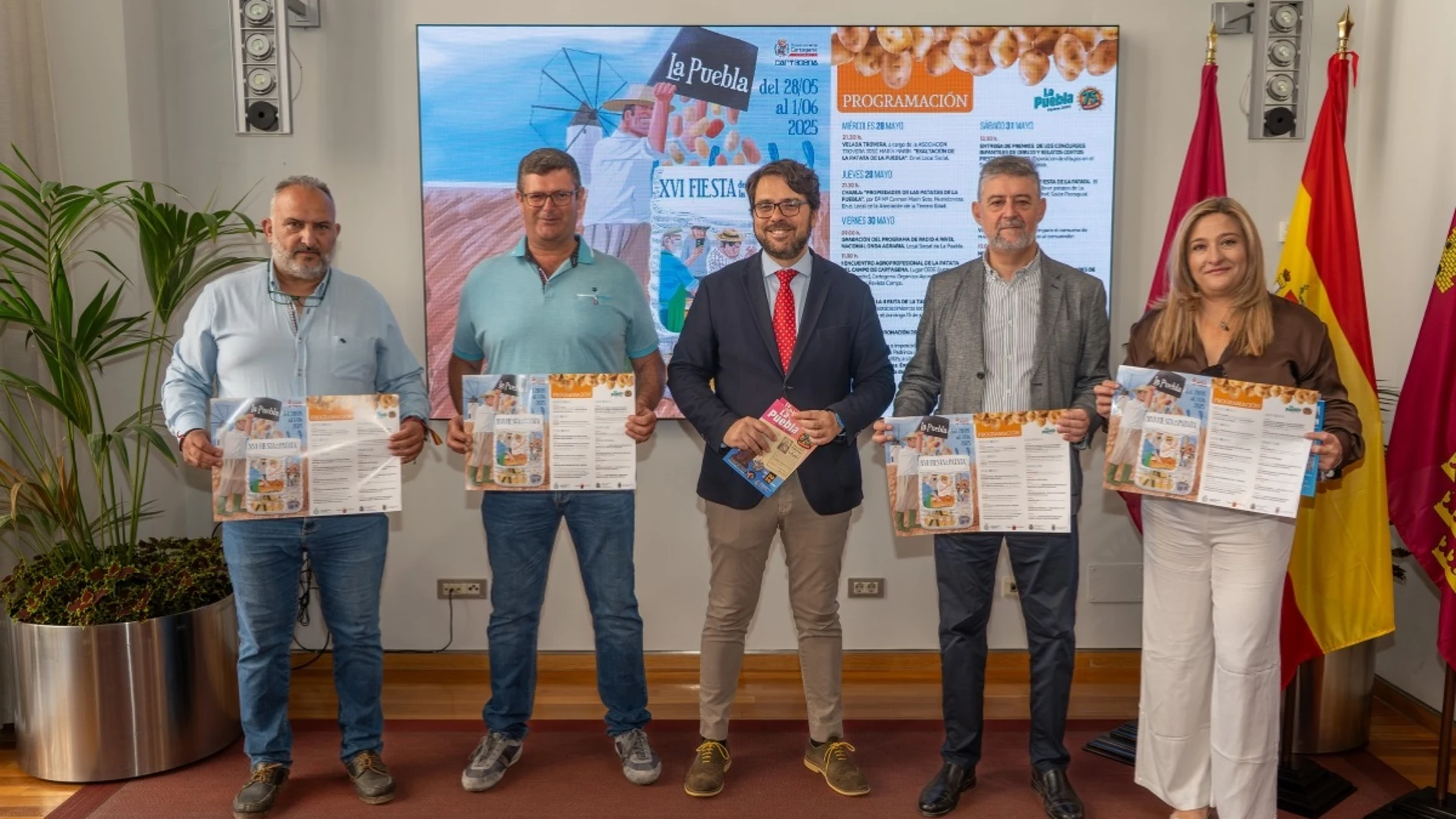 La Puebla programa esta semana actividades para celebrar la genuina patata del Campo de Cartagena REMITIDA / HANDOUT por AYUNTAMIENTO DE CARTAGENA Fotografía remitida a medios de comunicación exclusivamente para ilustrar la noticia a la que hace referencia la imagen, y citando la procedencia de la imagen en la firma 26/05/2025