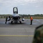 Un F-16 holandés entregado a Ucrania