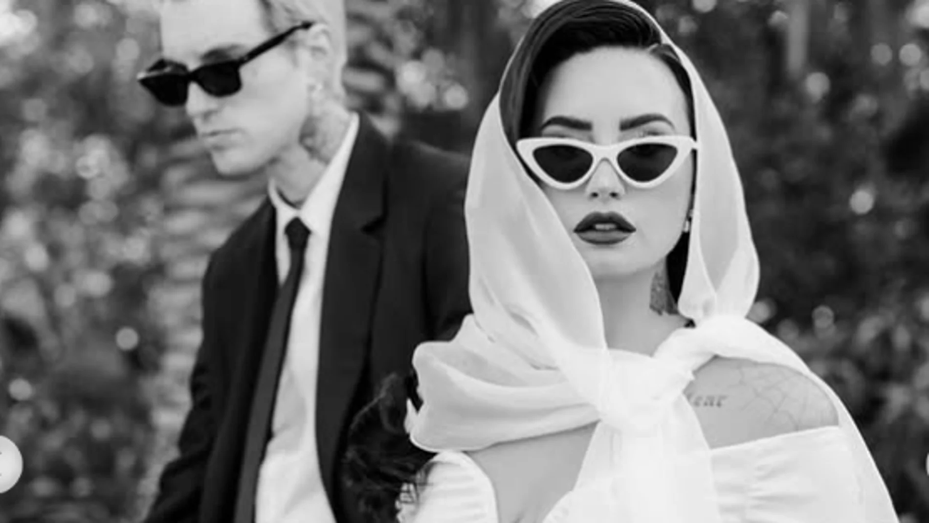 Demi Lobato y Jordan Lutes, tras su boda