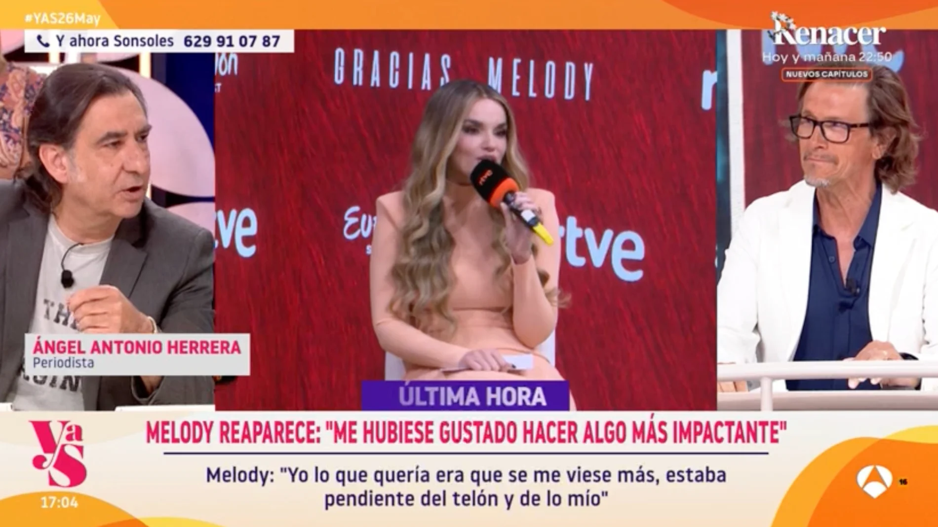 Captura de Ángel Antonio Herrera en 'Y ahora Sonsoles'