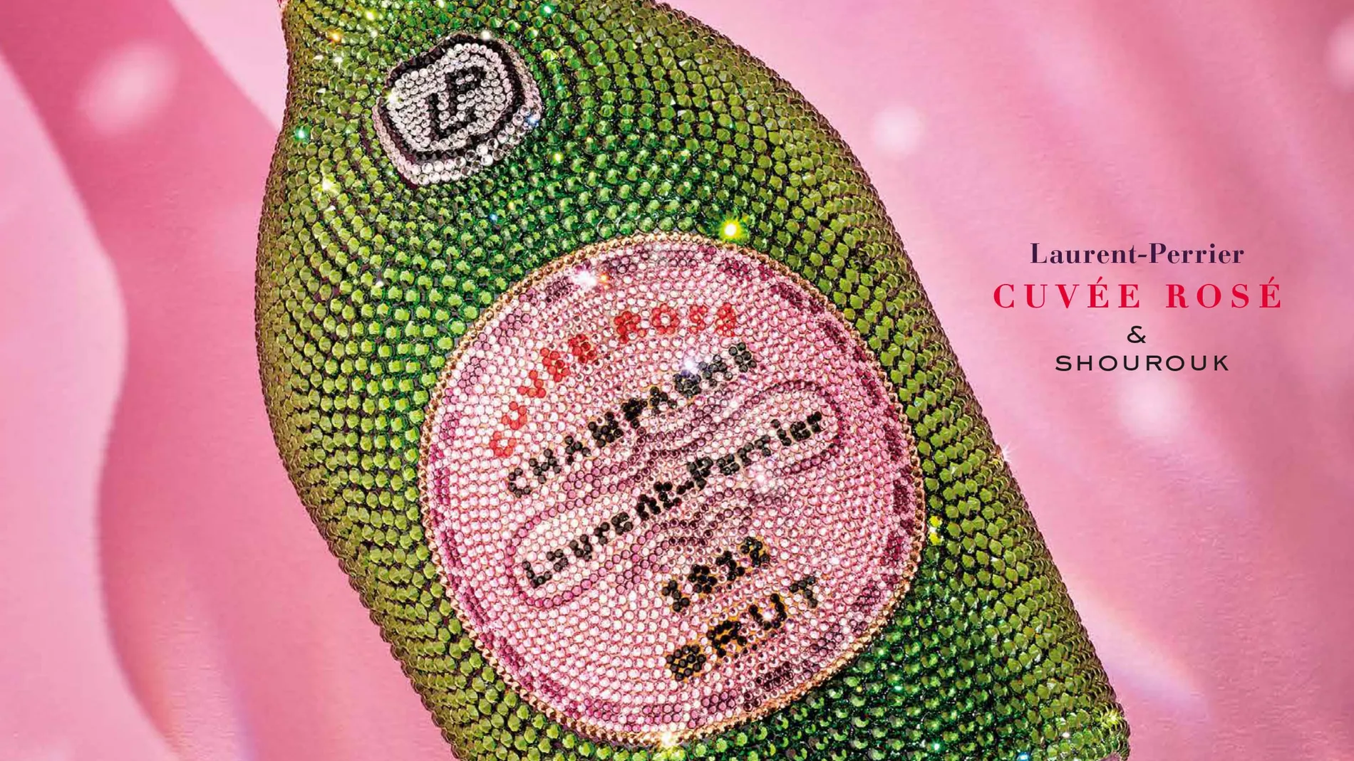 Cuvée Rosé Laurent-Perrier con cristales Swarovski