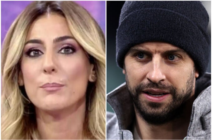 Verónica Dulanto y Gerad Piqué en un montaje
