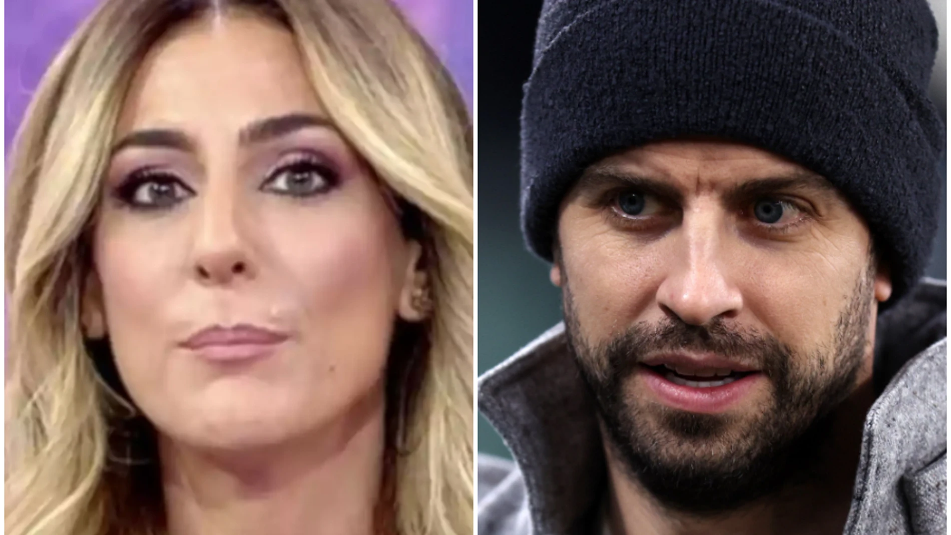 Verónica Dulanto y Gerad Piqué en un montaje