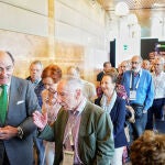 El presidente de Iberdrola, Ignacio Galán, en la Jornada del Accionista celebrada en Torre Iberdrola, en Bilbao