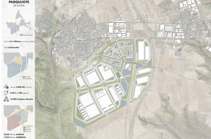Nuevo impulso urbanístico a ‘Parquijote’: creará 16.000 empleos en Seseña (Toledo)