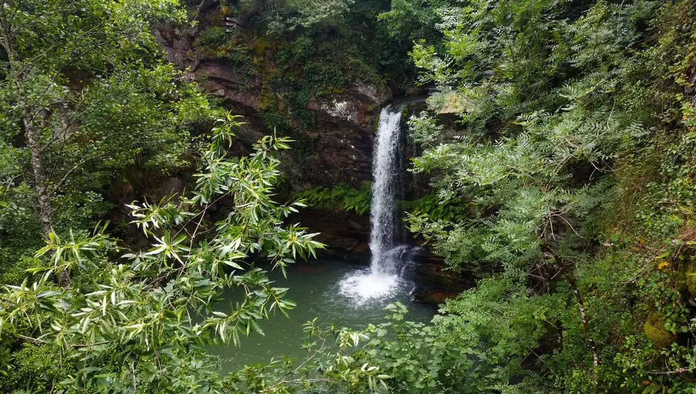 La cascada también es conocida como Pincheira da Ola